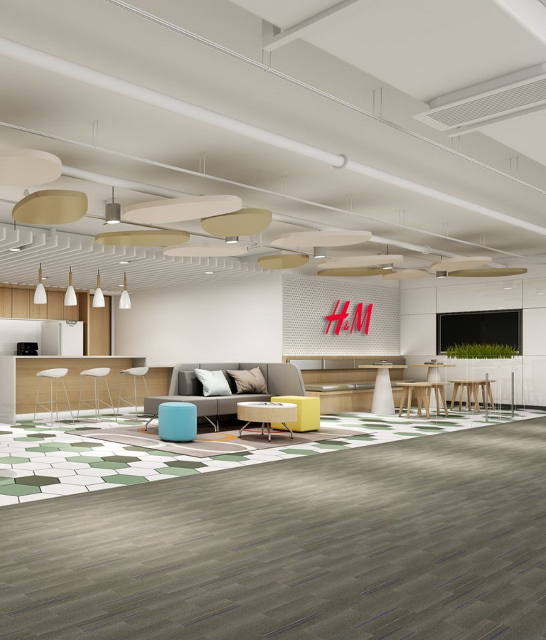 H&M办公空间设计 休闲座谈区-pc